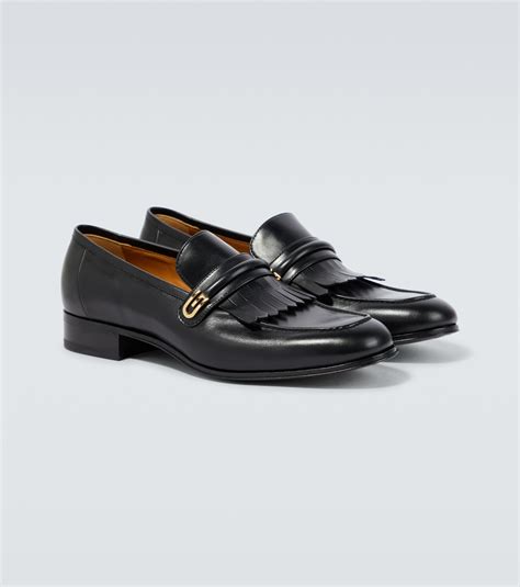 gucci loffer shoes|Gucci fringe loafer.